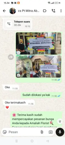 Testimonial Papan Bunga citra indah city